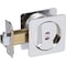 Delaney Hardware Contemporary Square Polished Chrome Bed, Bath Privacy Sliding Pocket Door Lock 370106 - alternate 1